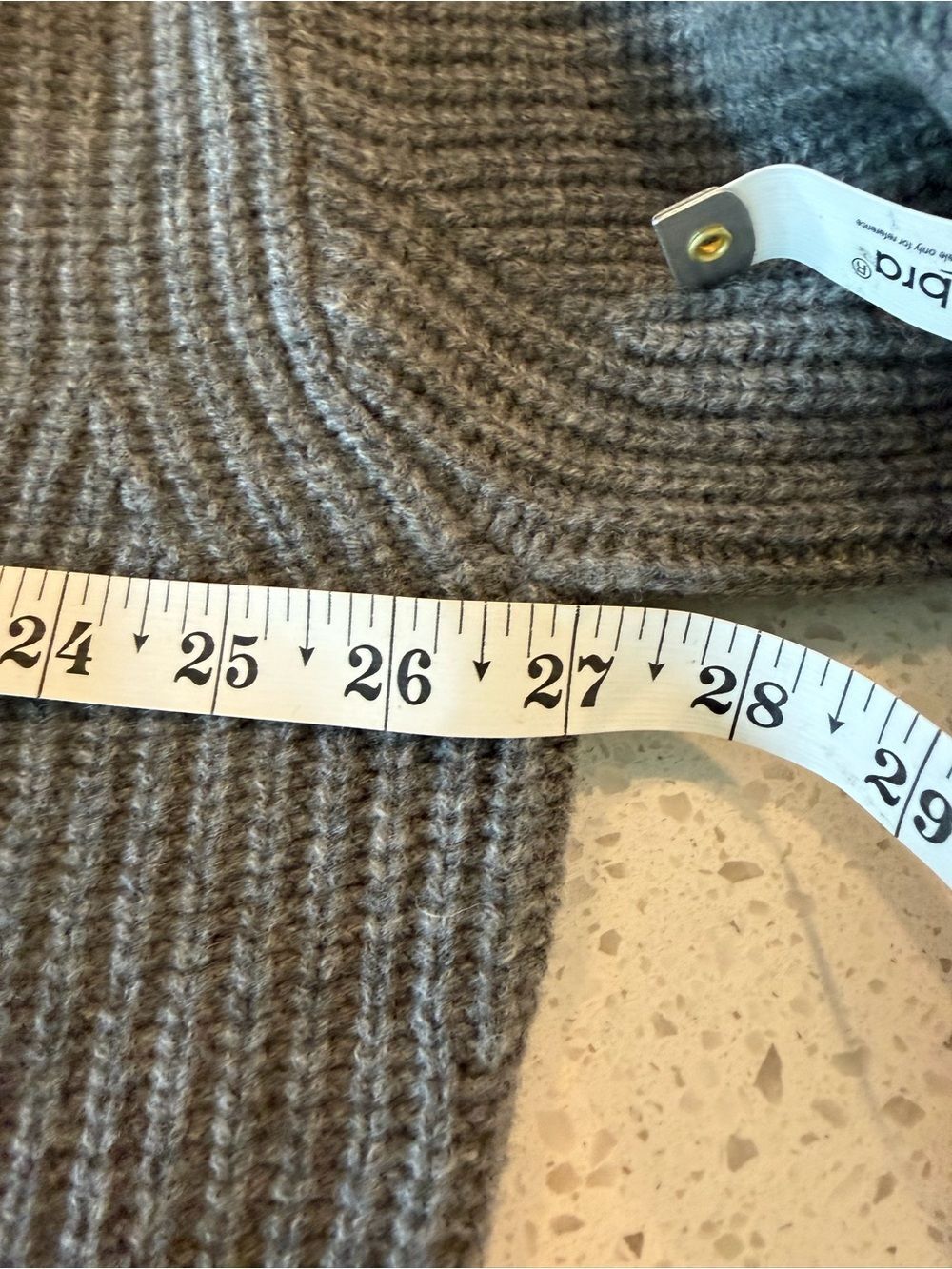 Everlane Merino Wool Half-Zip Sweater Women's Heather Gray Long Sleeve XL - Picture 5 of 8